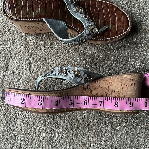 Sam Edelman “Randi” Jeweled Embellished Sandals, Size 6.5 - Picture 8 of 8